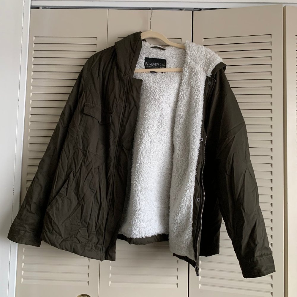 Forever 21 Winter Jacket, fur lined Size 2X